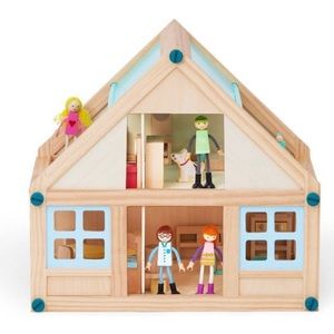 Olivia’s World Buildable Dollhouse Moose Lodge Cabin Dolls & Accessories